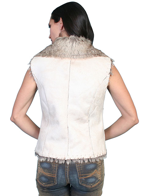 (image for) Lightweight faux shearling vest